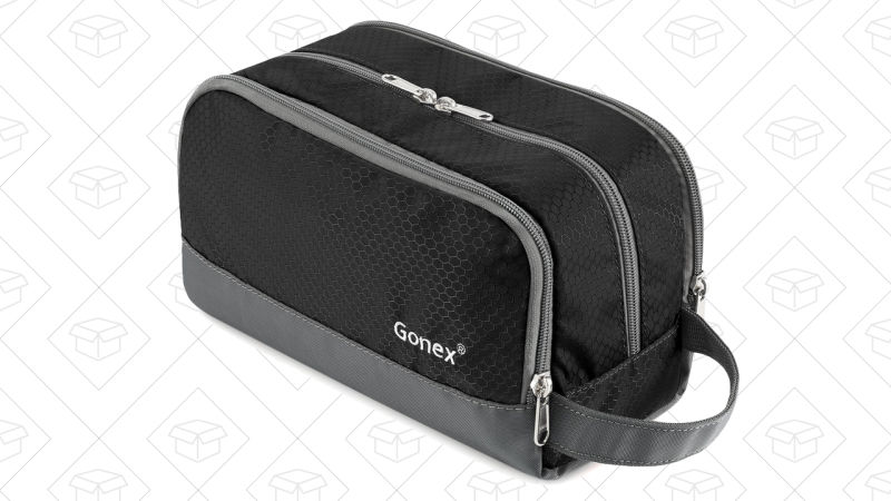 Bolsa de viajes Dopp Kit, $10 con el código 9UL7J8DN